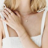 14K Sold Gold Astria Northern Star Necklace
